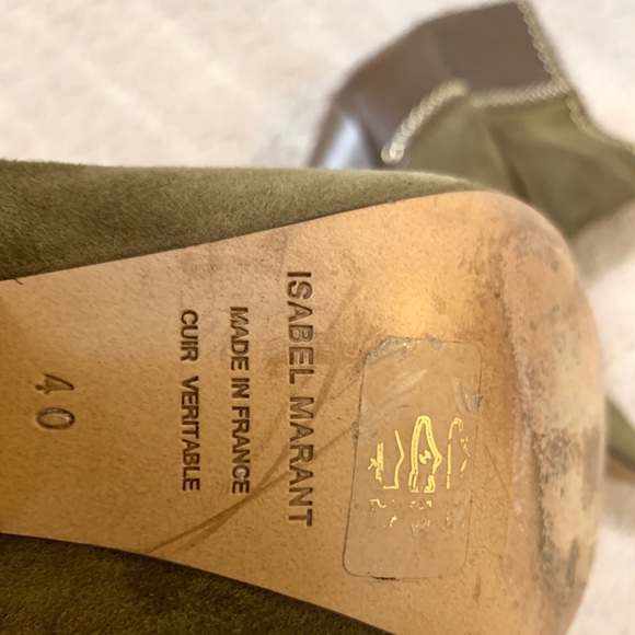 Isabel Marant Suede And Leather Ankle Boots 🔥🍃 - Picture 3 of 3